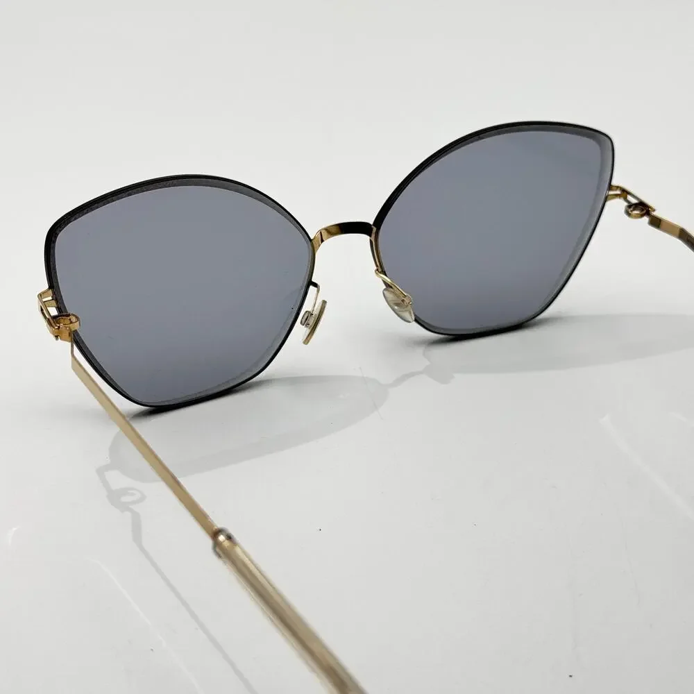 Mykita Sunglasses Studio 10.2 Col 342 Gold Cat Eye Butterfly Oversize Frame 62mm